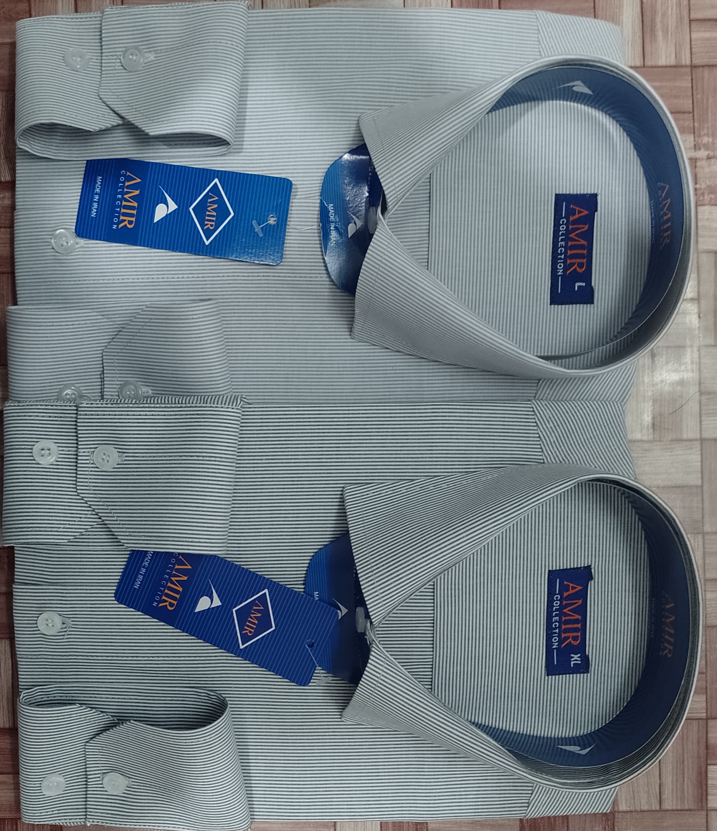 پیراهن مردانه راه راه کلاسیک